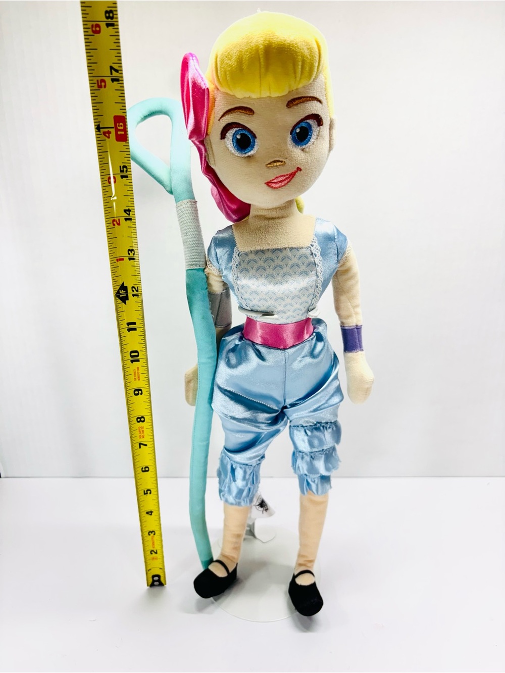 Disney Pixar Toy Story 4 Bo Peep Plush Doll 18” With Staff /Missing Cape Retired - Picture 5 of 6